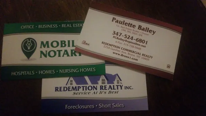 Paulette Bailey, Realtor - Redemption Realty Inc./Notary Services/APOSTILLE SERVICE Picture 2